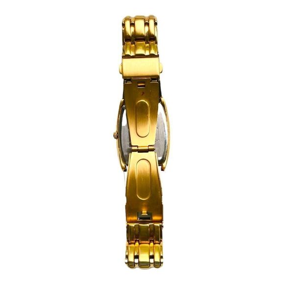 Armitron Unisex Goldtone Black Dial Analog Watch - Picture 7 of 9